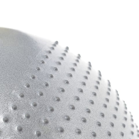 YB03 NEW 65CM LIGHT GRAY PIŁKA GIMNASTYCZNA MASUJACA HMS