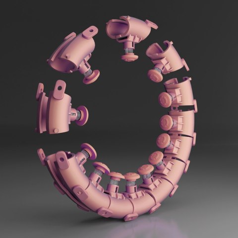 ZESTAW HULA HOP HHW01 PINK Z WYPUSTKAMI I OBCIĄŻNIKIEM HMS + PAS BR163 RED