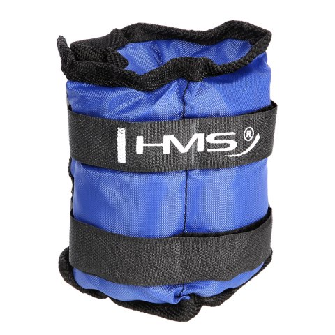 OB03 BLUE OBCIĄŻNIKI DO ĆWICZEŃ NA KOSTKI I NADGARSTKI 2 x 1.5 KG HMS