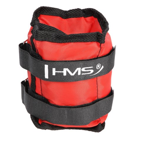 OB03 RED OBCIĄŻNIKI DO ĆWICZEŃ NA KOSTKI I NADGARSTKI 2 x 1.5 KG HMS