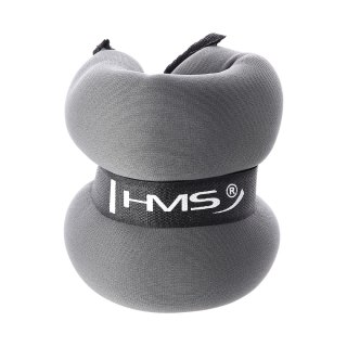 OB05 GRAY OBCIĄŻNIKI DO ĆWICZEŃ NA KOSTKI I NADGARSTKI 2 x 2 KG HMS