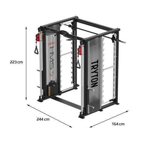 TRYTON BRAMA Z SUWNICĄ 3D - PODWÓJNY WYCIĄG I STOS COMMERCIAL HMS