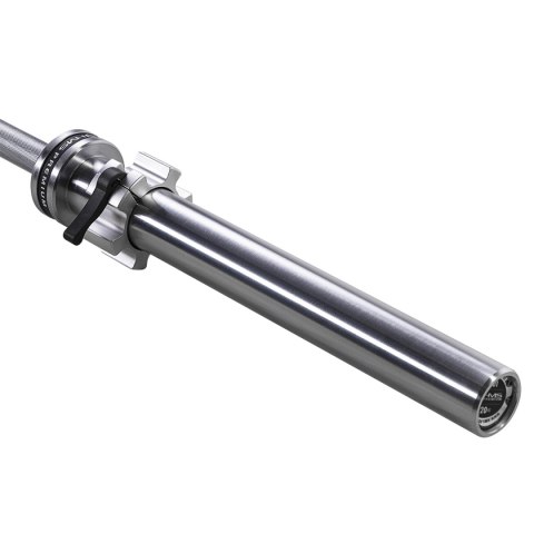 GO901 GRYF OLIMPIJSKI 20KG 2200MM HMS PREMIUM + ZG1500 SILVER ZACISKI LOCK JAW (2 szt)