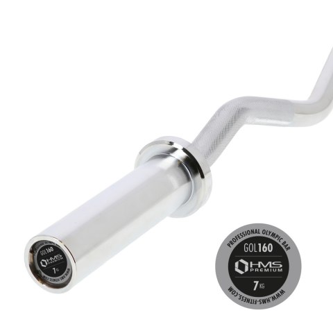 GOL160 GRYF OLIMPIJSKI ŁAMANY 8.3KG 1200MM + ZG1000 RED HMS PREMIUM