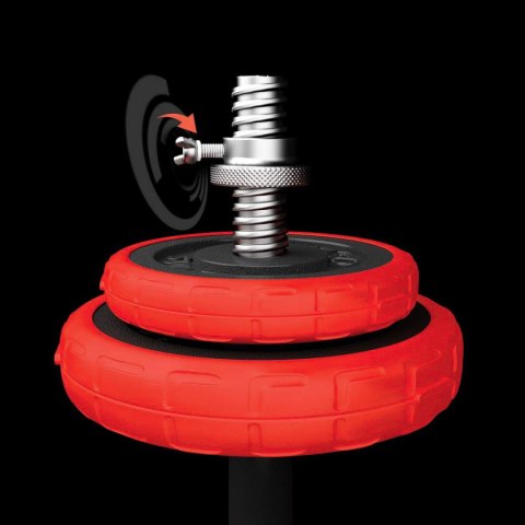 SGGX20 SZTANGIELKI REGULOWANE GUMOWANE 20KG HMS