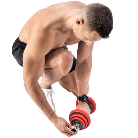 SGGX20 SZTANGIELKI REGULOWANE GUMOWANE 20KG HMS