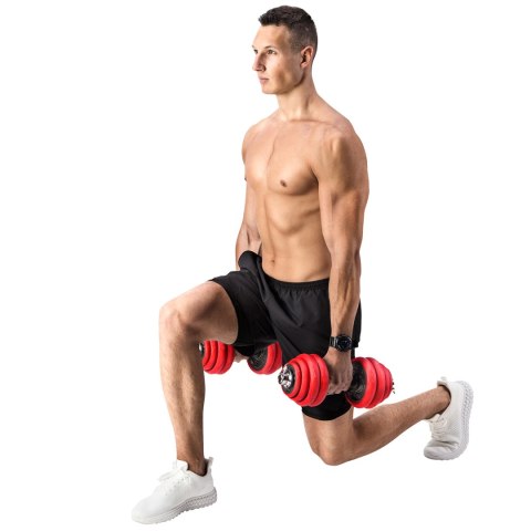 SGGX30 SZTANGIELKI REGULOWANE GUMOWANE 30KG HMS