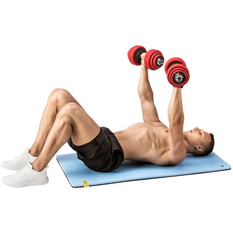 SGGX30 SZTANGIELKI REGULOWANE GUMOWANE 30KG HMS