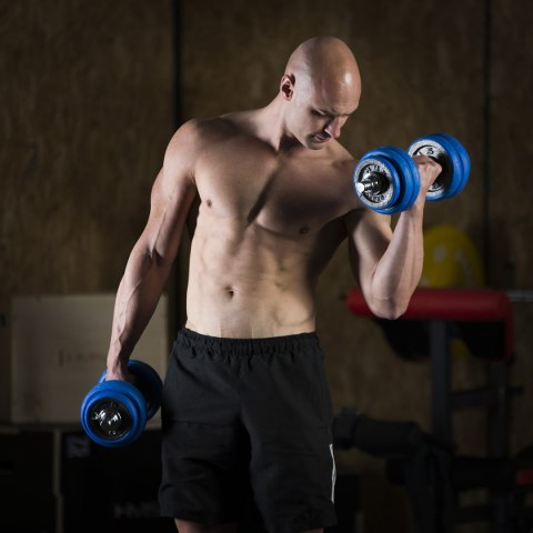 SGG30 BAR SZTANGIELKI REGULOWANE GUMOWANE 30KG HMS