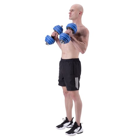 SGG30 BAR SZTANGIELKI REGULOWANE GUMOWANE 30KG HMS