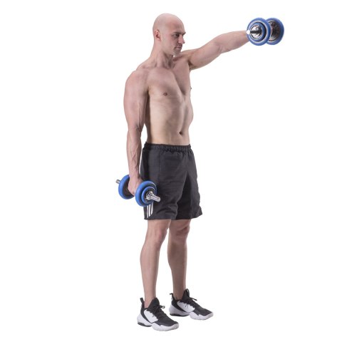 SGG30 BAR SZTANGIELKI REGULOWANE GUMOWANE 30KG HMS