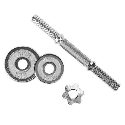 STC15 SZTANGIELKI REGULOWANE W WALIZCE CHROMOWANE 15KG HMS