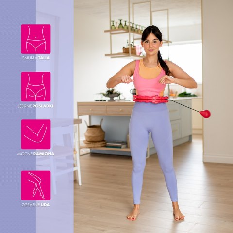 FH01 RED HULA HOP Z OBCIĄŻNIKIEM