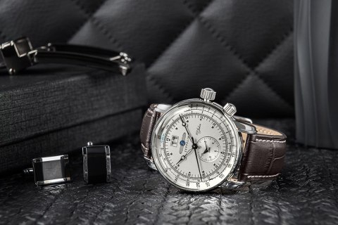 Zegarek Męski ZEPPELIN 100 Yahre 7640-1 + BOX