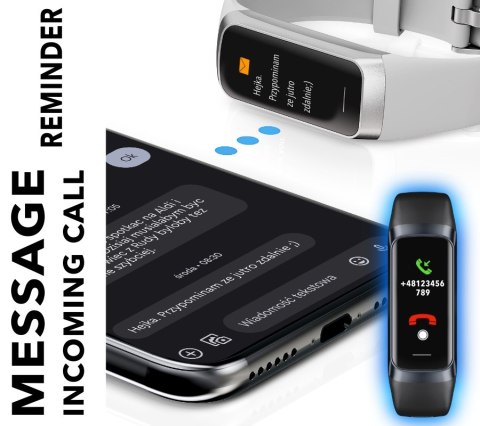 Smartband Damski RUBICON RNCF05 Silver/Grey SMARUB213