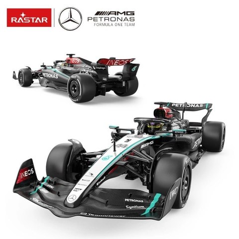 Samochód zdalnie sterowany Mercedes AMG F1 W15 E R/C skala 1:12 Rastar 10250