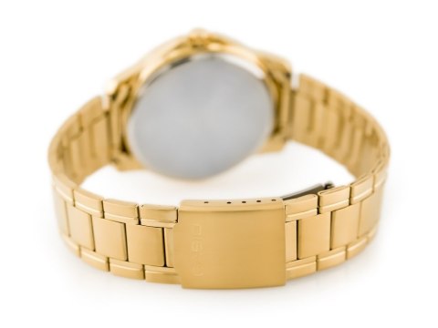 ZŁOTY ZEGAREK MĘSKI CASIO MTP-V004G-9B (zd047a) + BOX