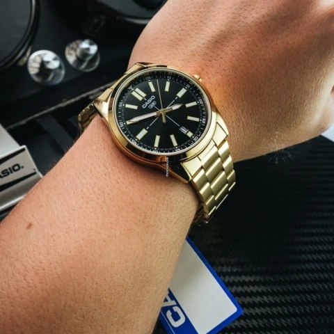 ZEGAREK MĘSKI CASIO MTP-VD02G-1E (zd217c) + BOX