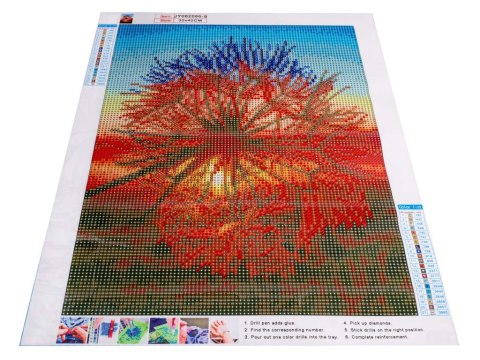 Haft diamentowy Diamond Painting mozaika diamentowa zestaw 5D dmuchawiec Haft diamentowy Diamond Painting mozaika diamentowa zestaw 5D dmuchawiec