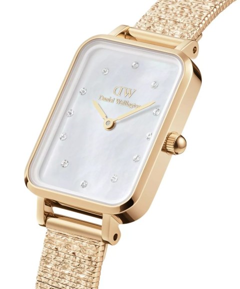 ZEGAREK DAMSKI DANIEL WELLINGTON Quadro Lumine Pressed Piano 20mm DW00100582 + BOX (zw519a)