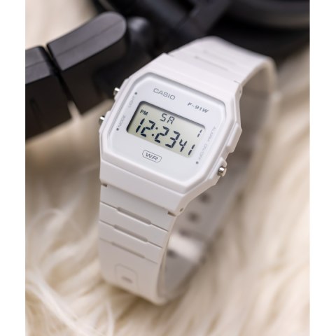 ZEGAREK MĘSKI CASIO F-91WB-7A + BOX