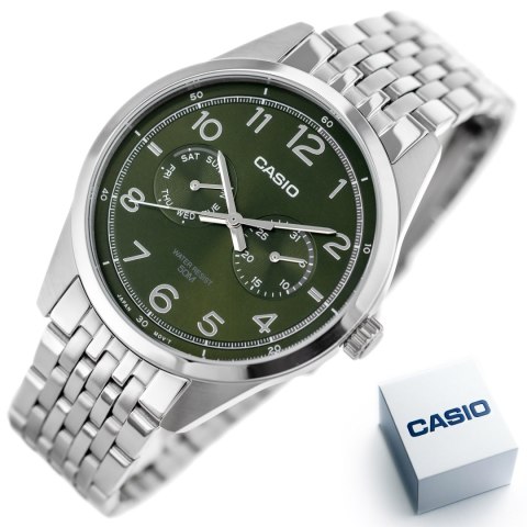 ZEGAREK MĘSKI CASIO MTP-E340D-3A (zd264c) + BOX