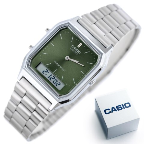 ZEGAREK UNISEX CASIO Vintage AQ-230A-3AMQYDF + BOX