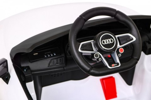 Audi R8 LIFT Samochodzik na akumulator Biały + Pilot