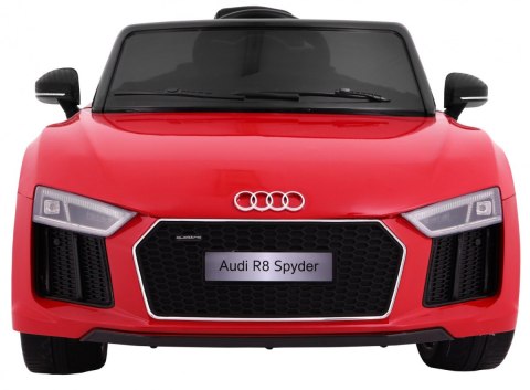 Audi R8 Spyder na akumulator Lakier Czerwony + Pilot