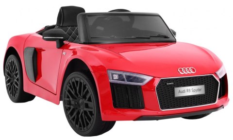 Audi R8 Spyder na akumulator Lakier Czerwony + Pilot