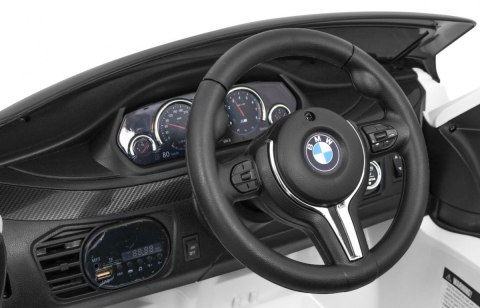 BMW X6M Elektryczne Autko dla dzieci, Biały SUV + Pilot