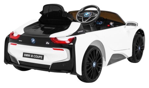 BMW I8 Lift Auto na akumulator Biały + Pilot