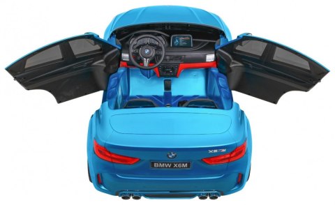 SUV BMW X6M XXL dla 2 dzieci Lakier Niebieski + Pilot