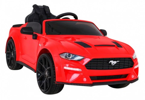 Autko Ford Mustang GT na akumulator dla dzieci Czerwony