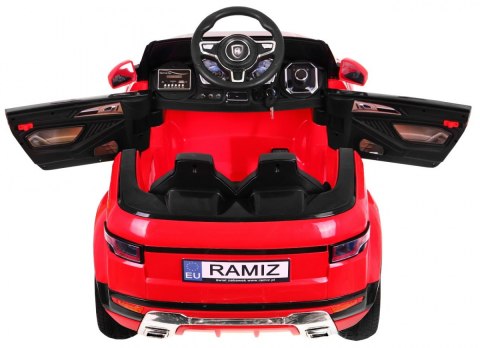 Autko Rapid Racer elektryczne dla dzieci, Czerwony SUV + Pilot