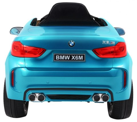 BMW X6M Elektryczne Autko, SUV dla dzieci Lakier Niebieski + Pilot