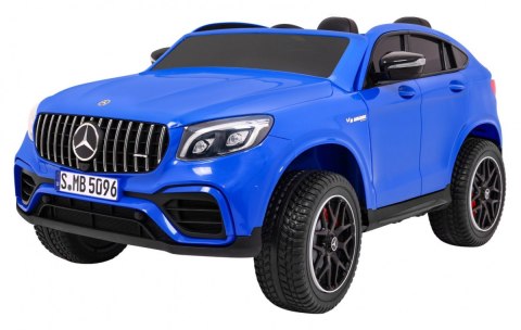 Auto Mercedes GLC 63S dla dzieci - Niebieski SUV + Napęd 4x4