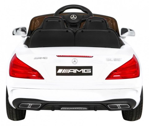Mercedes Benz AMG SL65 S elektryczny dla dzieci Biały + Pilot