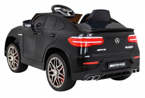 Mercedes Benz GLC63S dla dzieci Czarny Suv + Pilot + Napęd 4x4