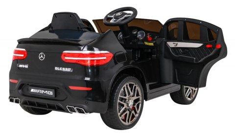 Mercedes Benz GLC63S dla dzieci Czarny Suv + Pilot + Napęd 4x4