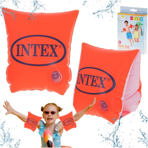 INTEX Rękawki dmuchane do pływania pływaczki pomarańczowe 3-6 lat INTEX Rękawki dmuchane do pływania pływaczki pomarańczowe 3-6 lat