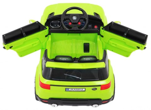 Autko Start Run na akumulator, Zielony SUV + Pilot