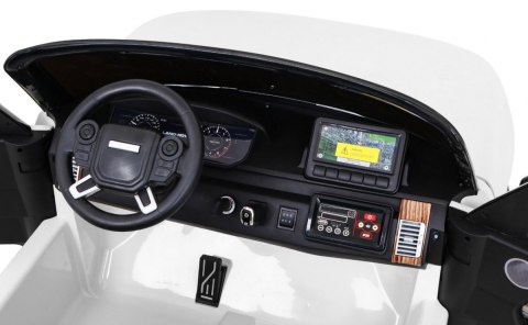Range Rover HSE 2-osobowe Autko dla dzieci Biały SUV + Pilot