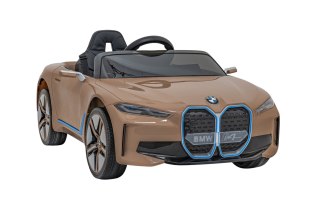 Autko BMW i4 na akumulator dla dzieci Złoty