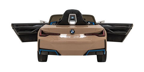 Autko BMW i4 na akumulator dla dzieci Złoty