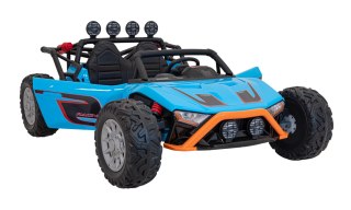 Auto Buggy Racing 5 na akumulator dla dzieci Niebieski + Silniki 2x200W + Pilot + Audio LED + Wolny Start