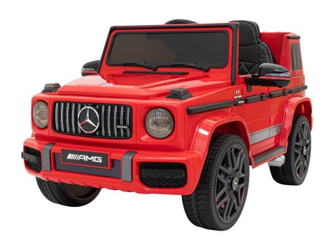 Mercedes AMG G63 dla dzieci Czerwony + Pilot