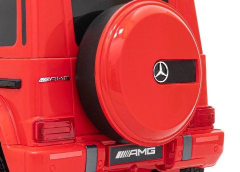 Mercedes AMG G63 dla dzieci Czerwony + Pilot