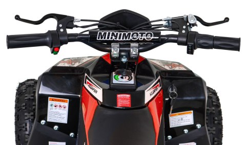 Quad HIPERFECT na akumulator Czerwony 35km/h + Silnik 1000W + Koła pompowane + Regulacja siedzenia