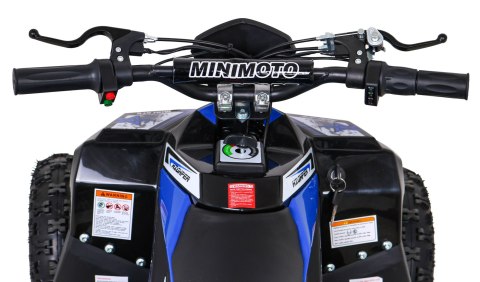 Quad HIPERFECT na akumulator Niebieski 35km/h + Silnik 1000W + Koła pompowane + Regulacja siedzenia